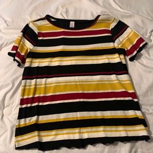Striped shirt!